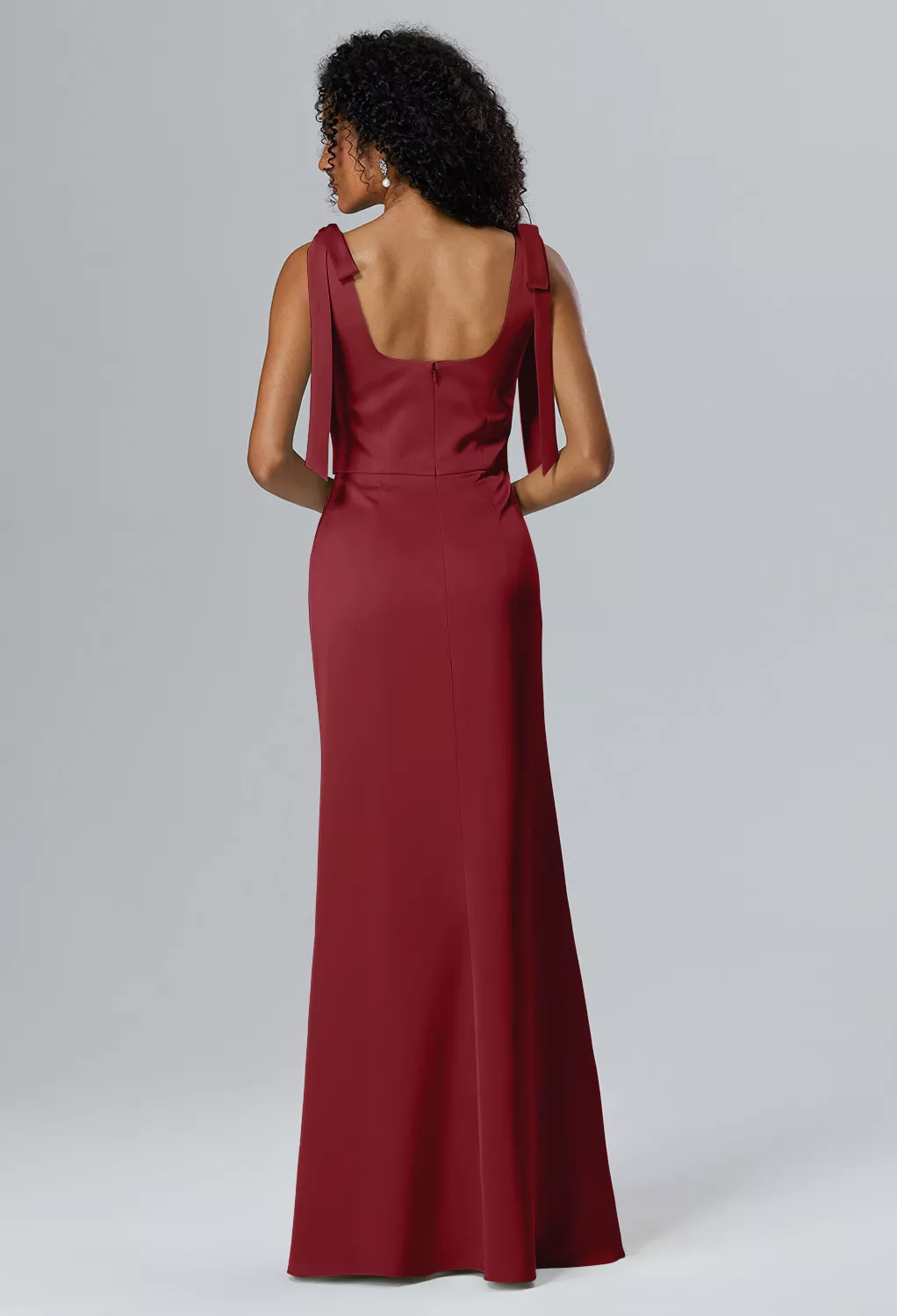 AW Natalie Burgundy  Cocktail Wedding Guest Dresses
